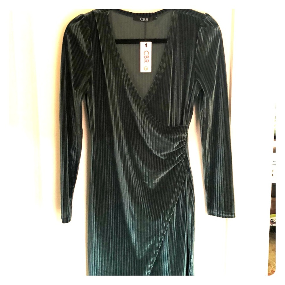 Velvet cocktail dress